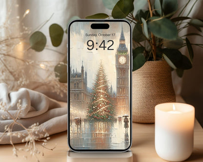 London Christmas Desktop Wallpaper Set