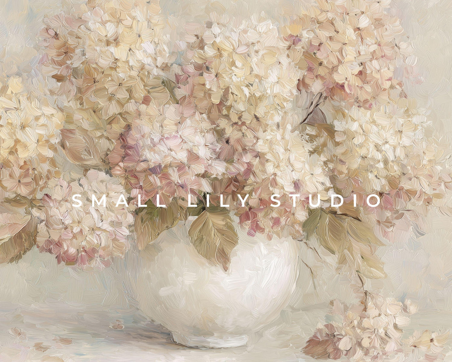 Pink Hydrangeas Desktop Wallpaper Set
