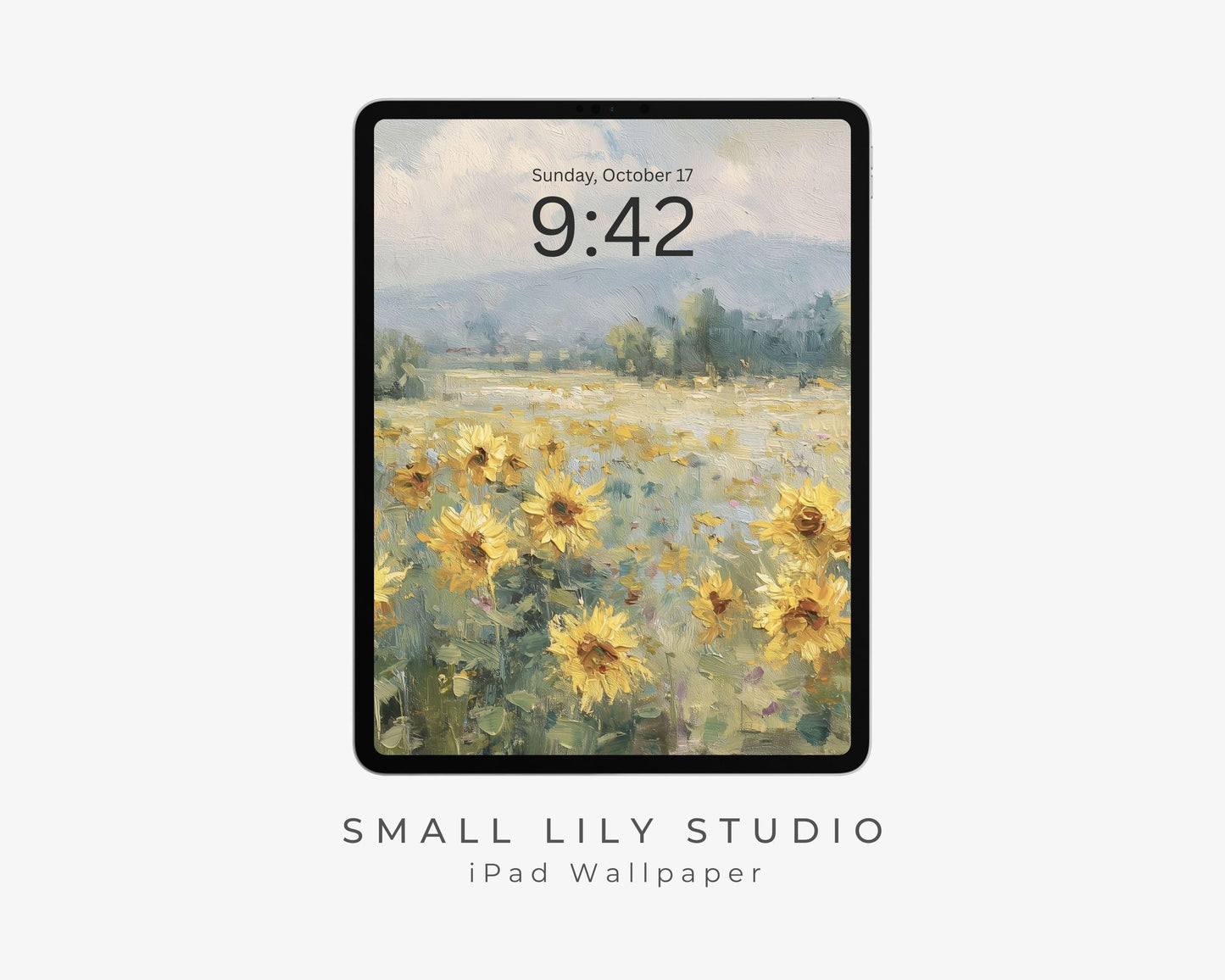 Sunflower Field iPad Wallpaper