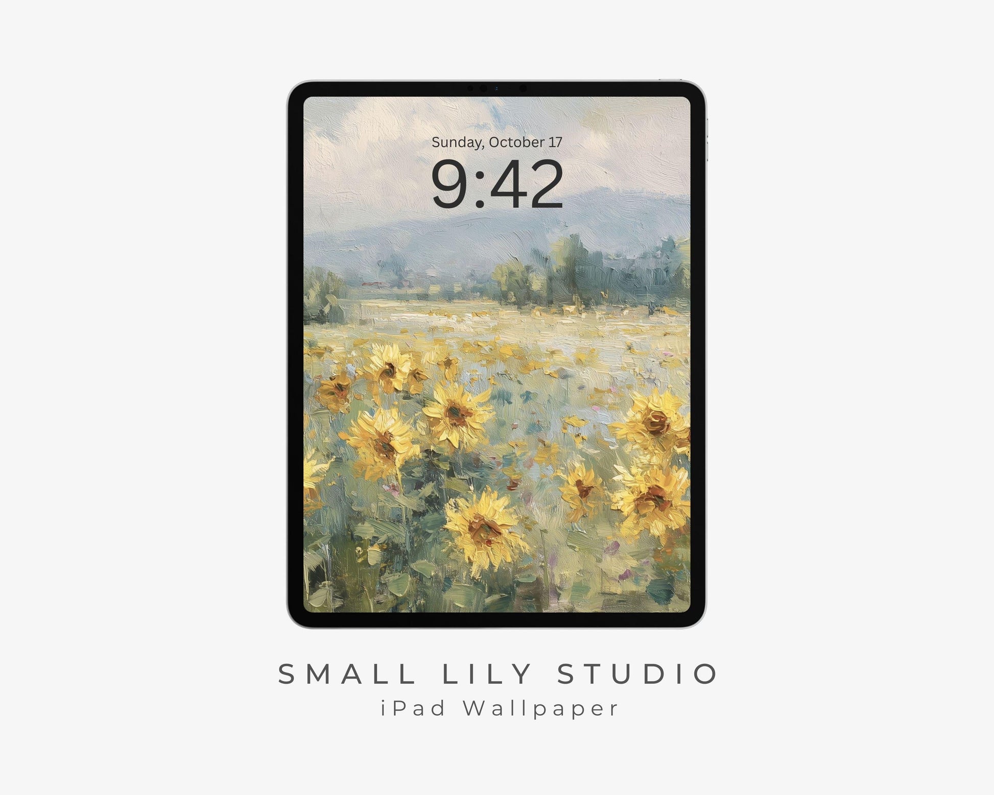 Sunflower Field iPad Wallpaper