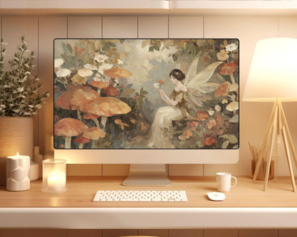 Woodland Fairy Desktop Wallpaper Set