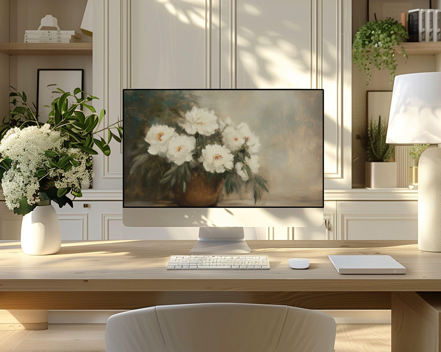 Moody Floral Desktop Wallpaper Set