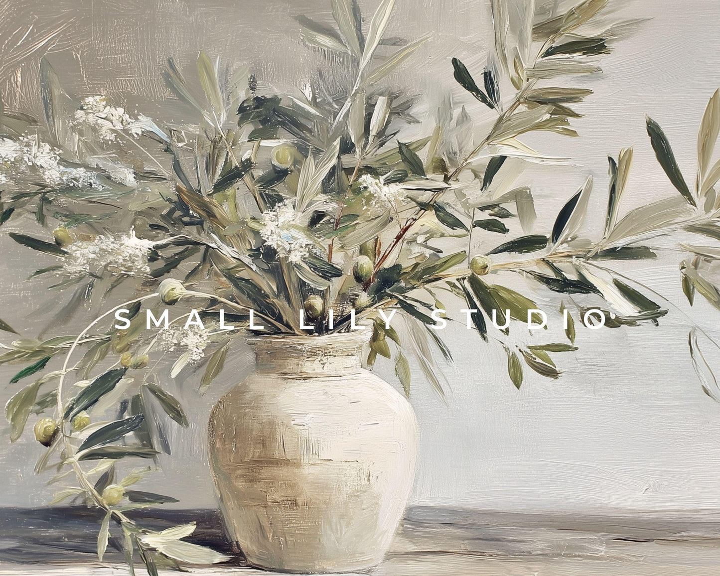 Olive Branches Desktop Wallpaper Set