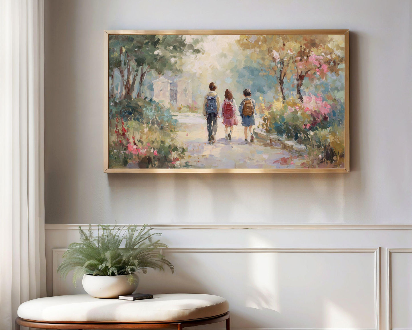 Going Back to School Frame TV Art