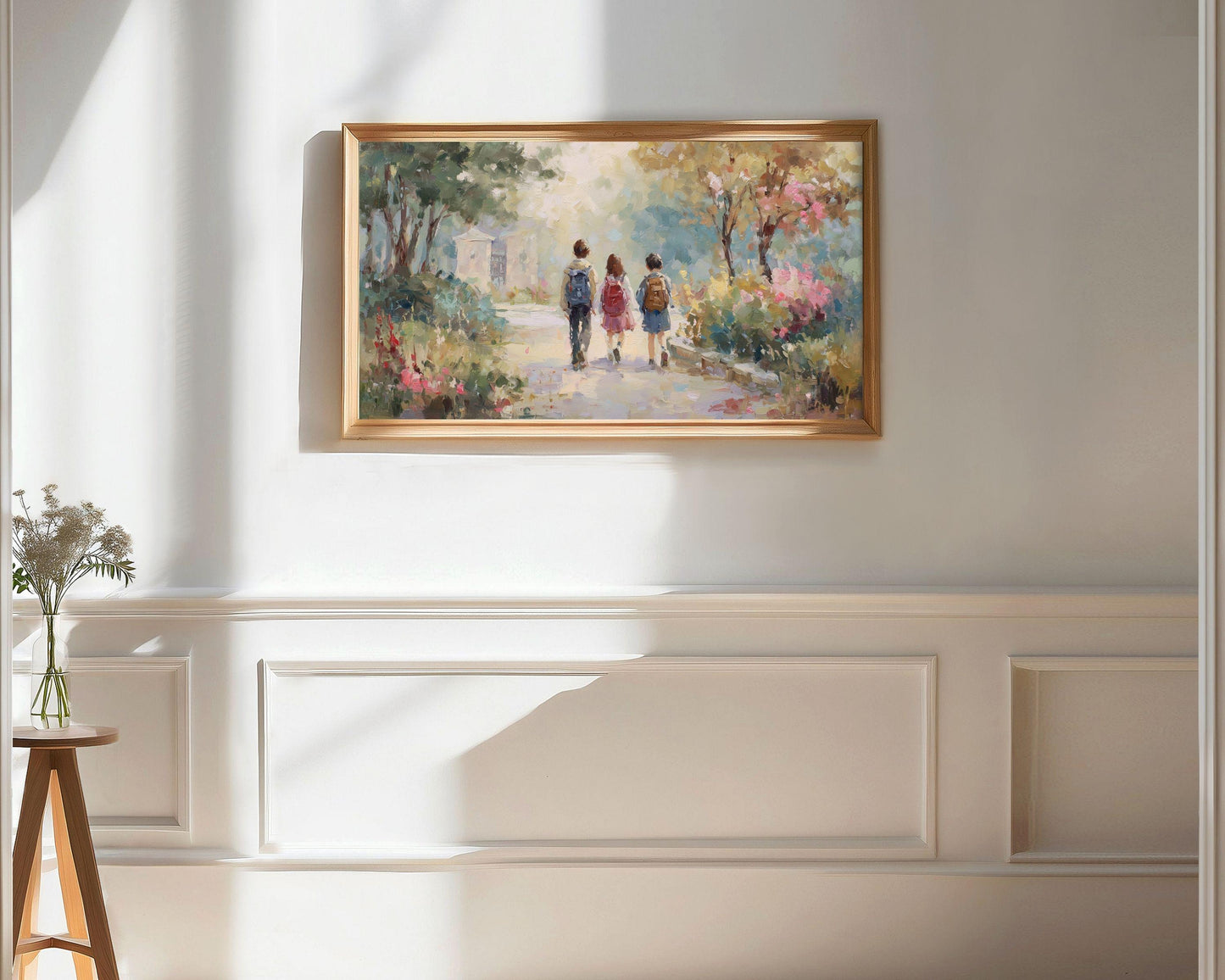 Going Back to School Frame TV Art