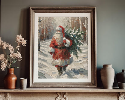 Santa Printable Wall Art