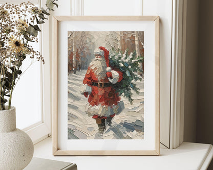 Santa Printable Wall Art