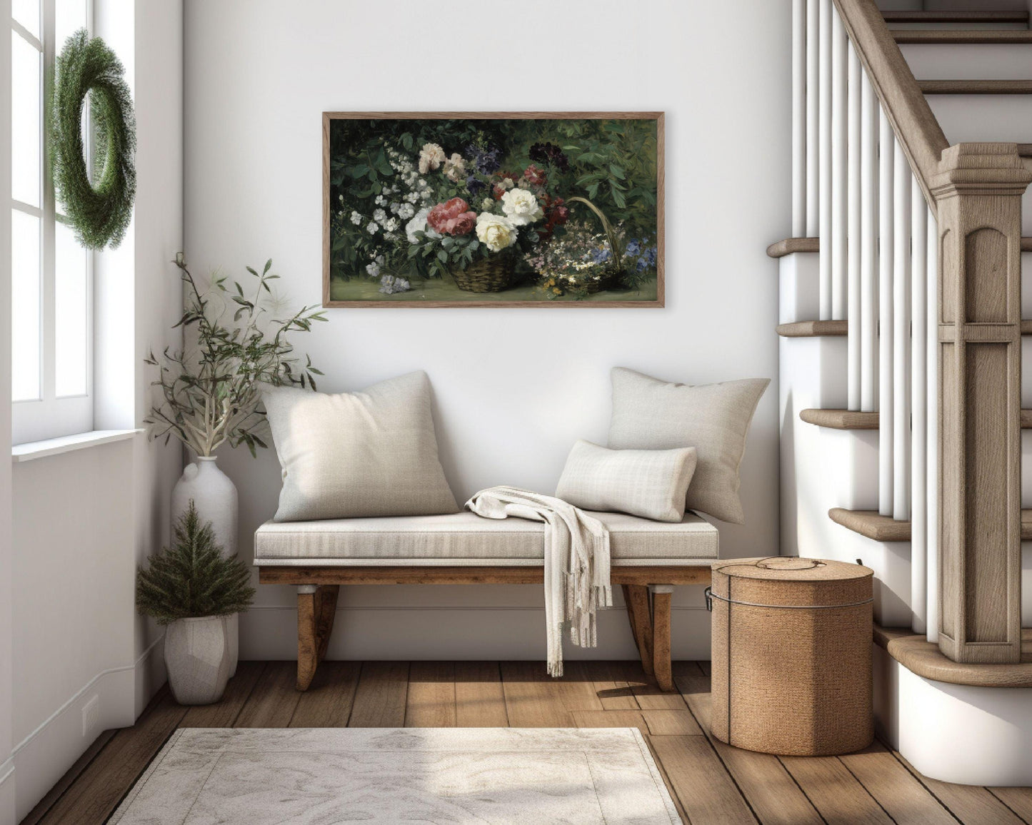 Moody Florals Frame TV Art