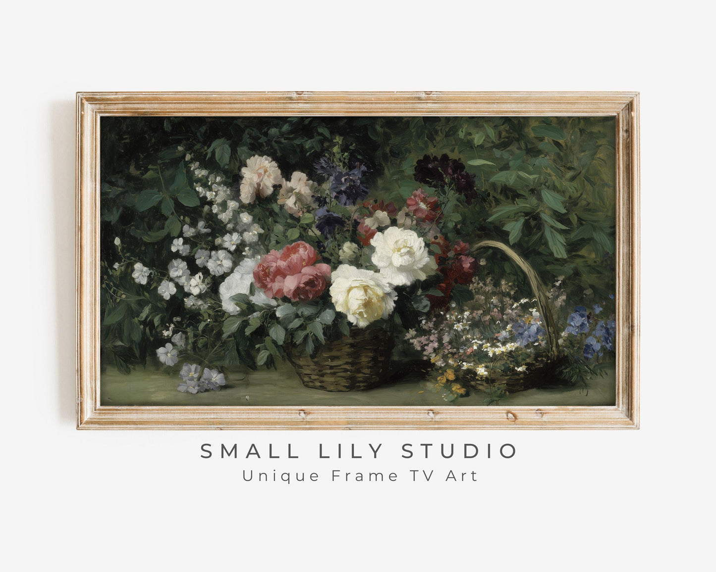 Moody Florals Frame TV Art