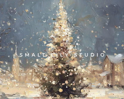 Christmas Tree Frame TV Art