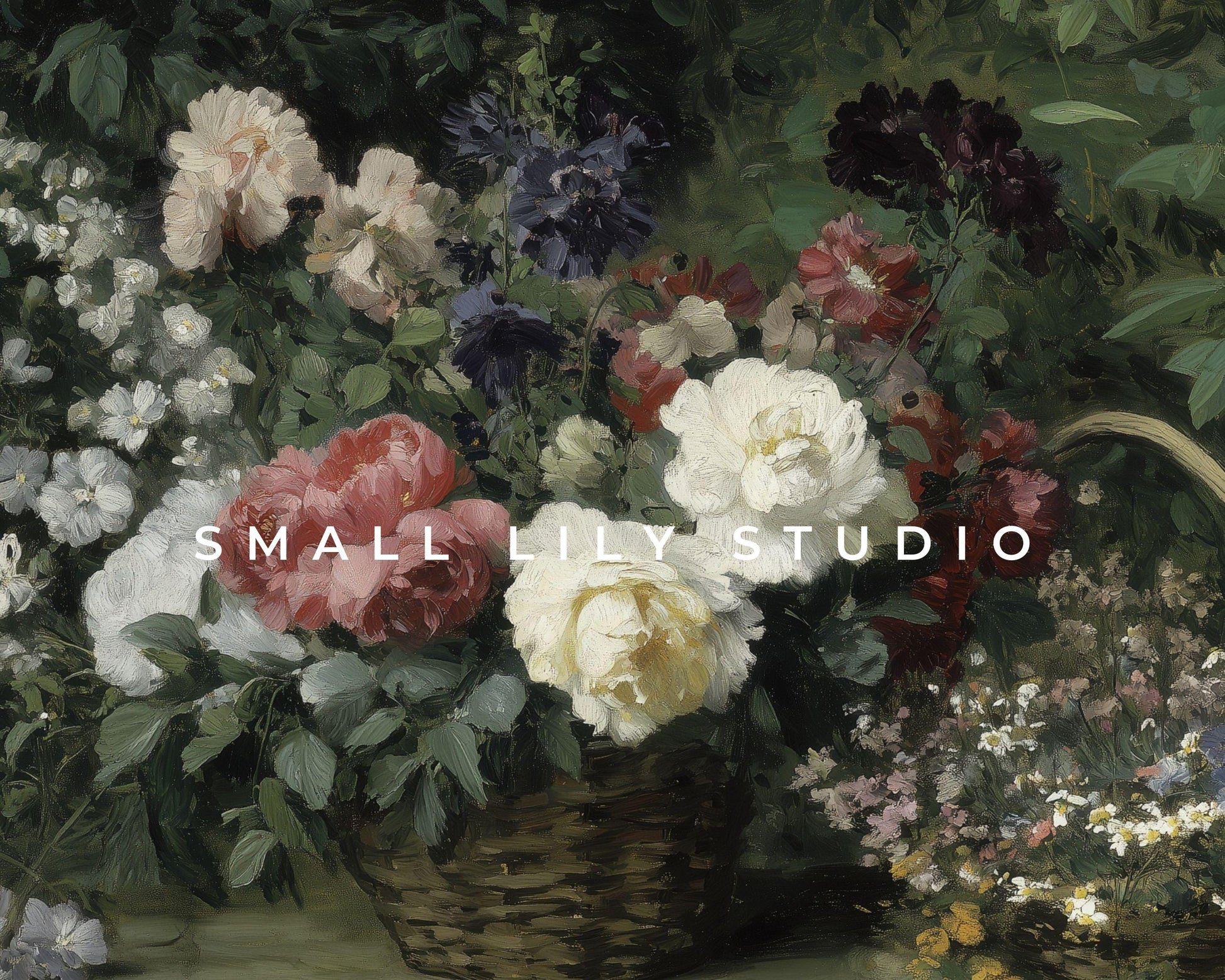 Moody Floral Desktop Wallpaper Set