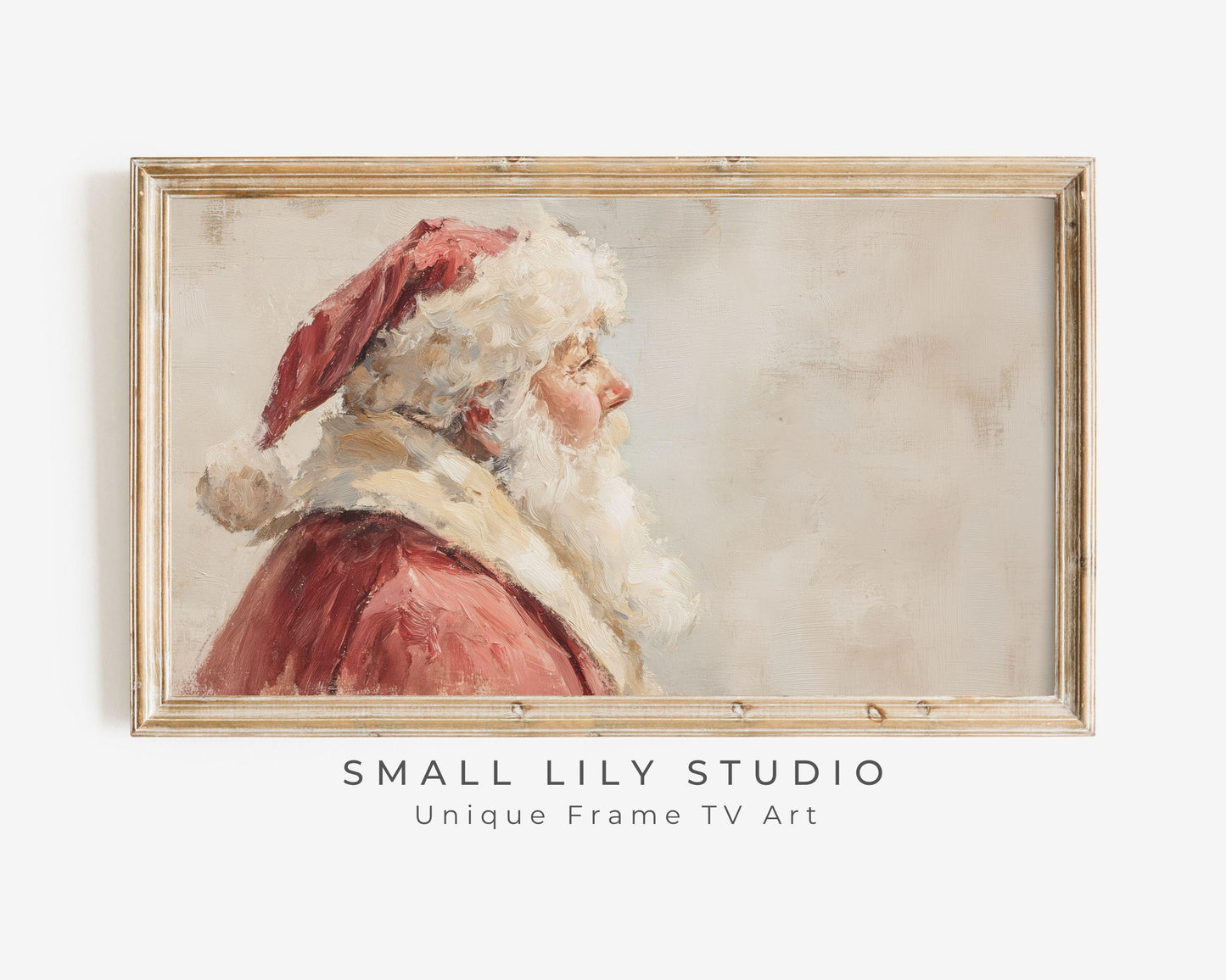 Santa Portrait Frame TV Art