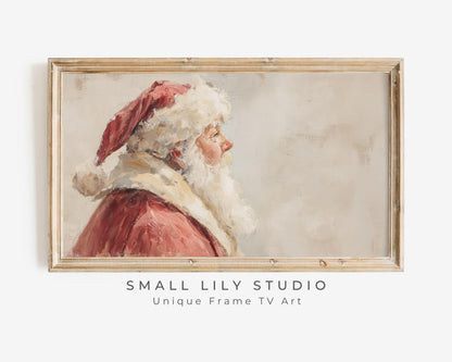 Santa Portrait Frame TV Art