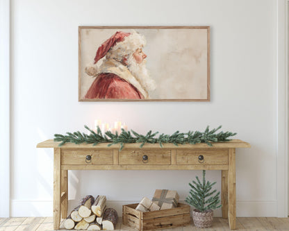 Santa Portrait Frame TV Art