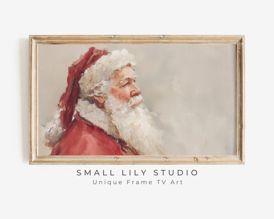 Santa Portrait Frame TV Art