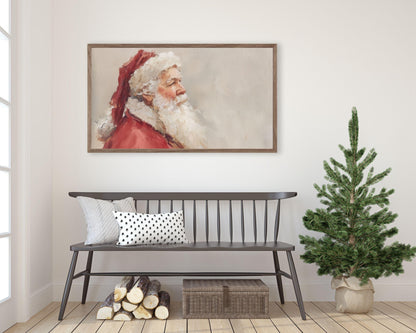 Santa Portrait Frame TV Art
