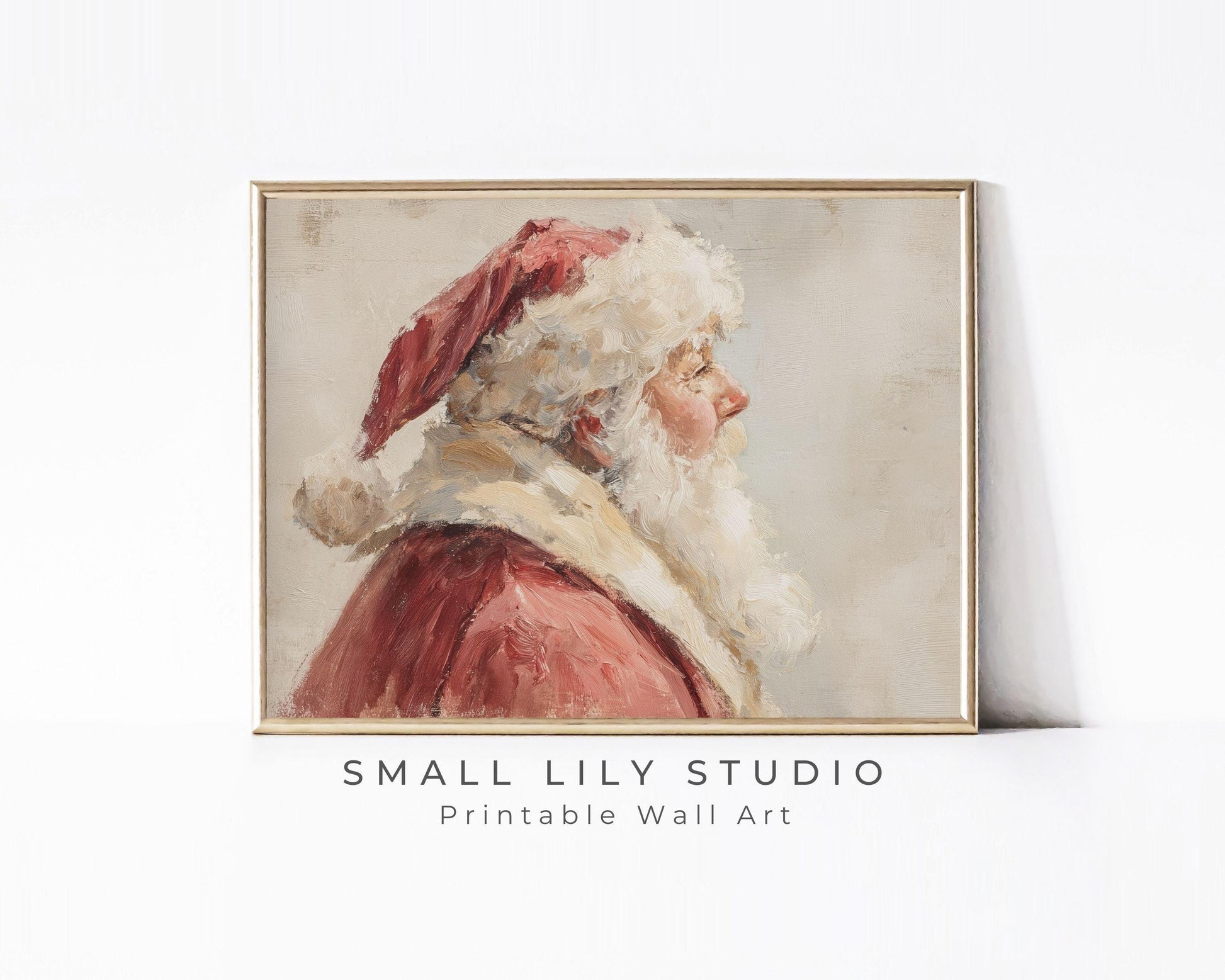 Santa Portrait Printable Wall Art