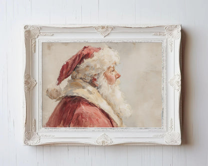 Santa Portrait Printable Wall Art