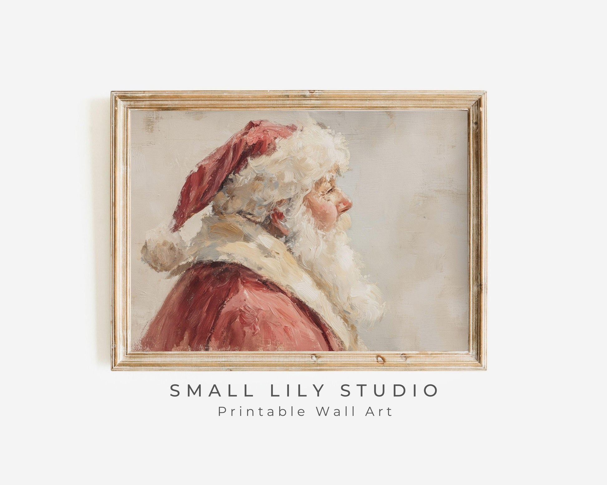 Santa Portrait Printable Wall Art