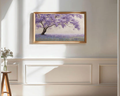 Jacaranda Tree Frame TV Art