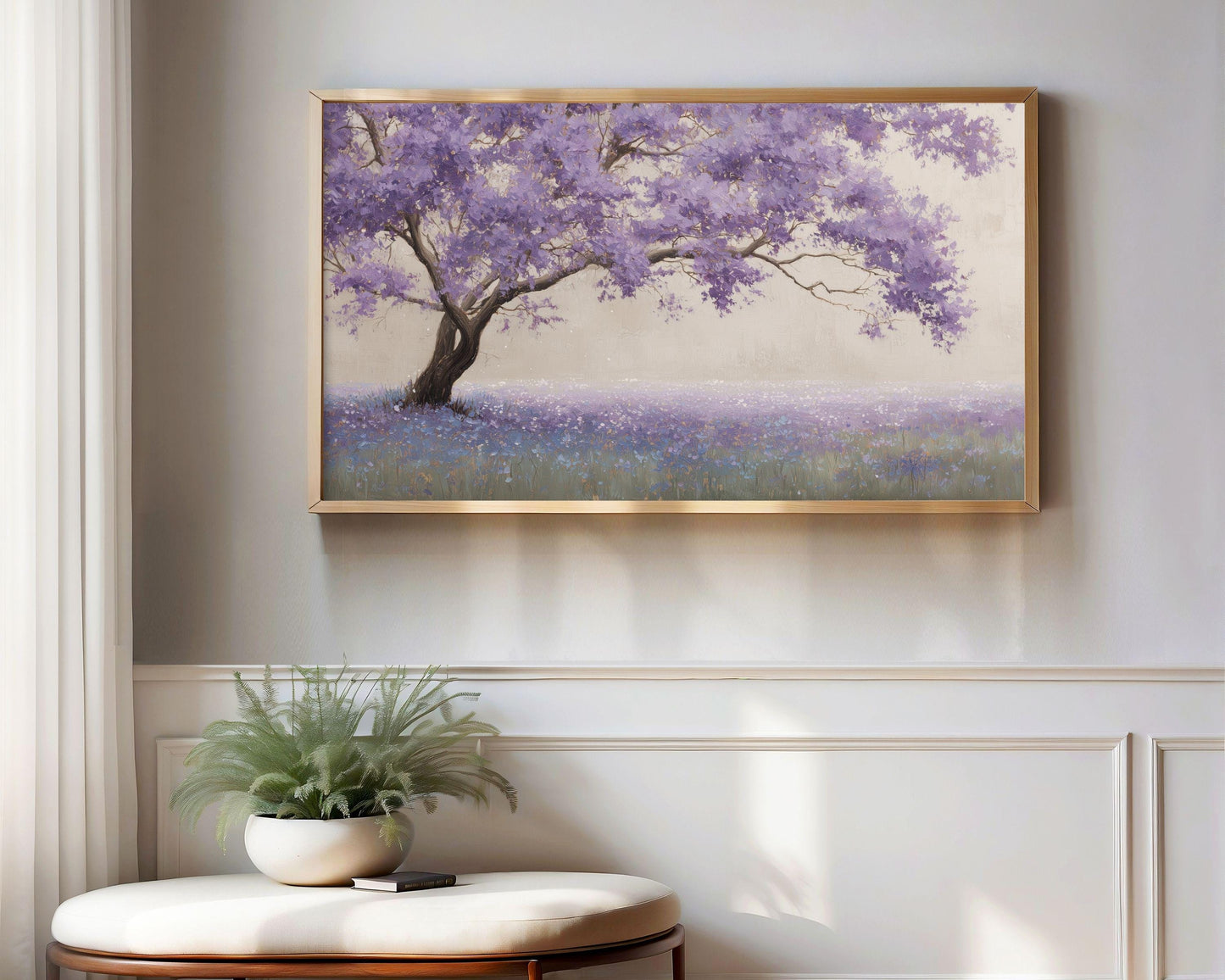 Jacaranda Tree Frame TV Art