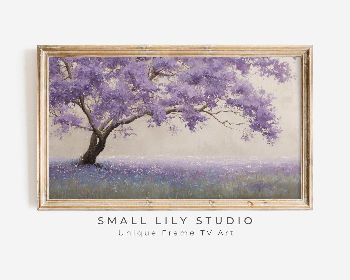 Jacaranda Tree Frame TV Art