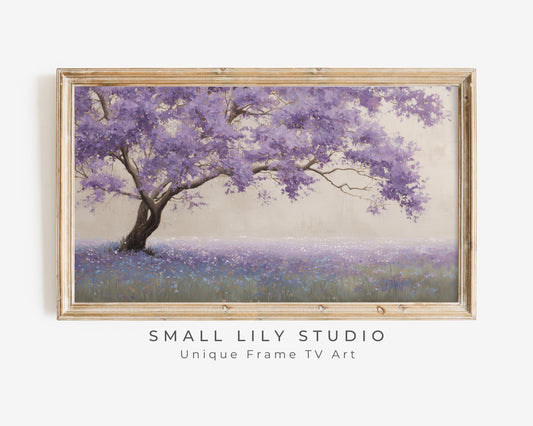 Jacaranda Tree Frame TV Art