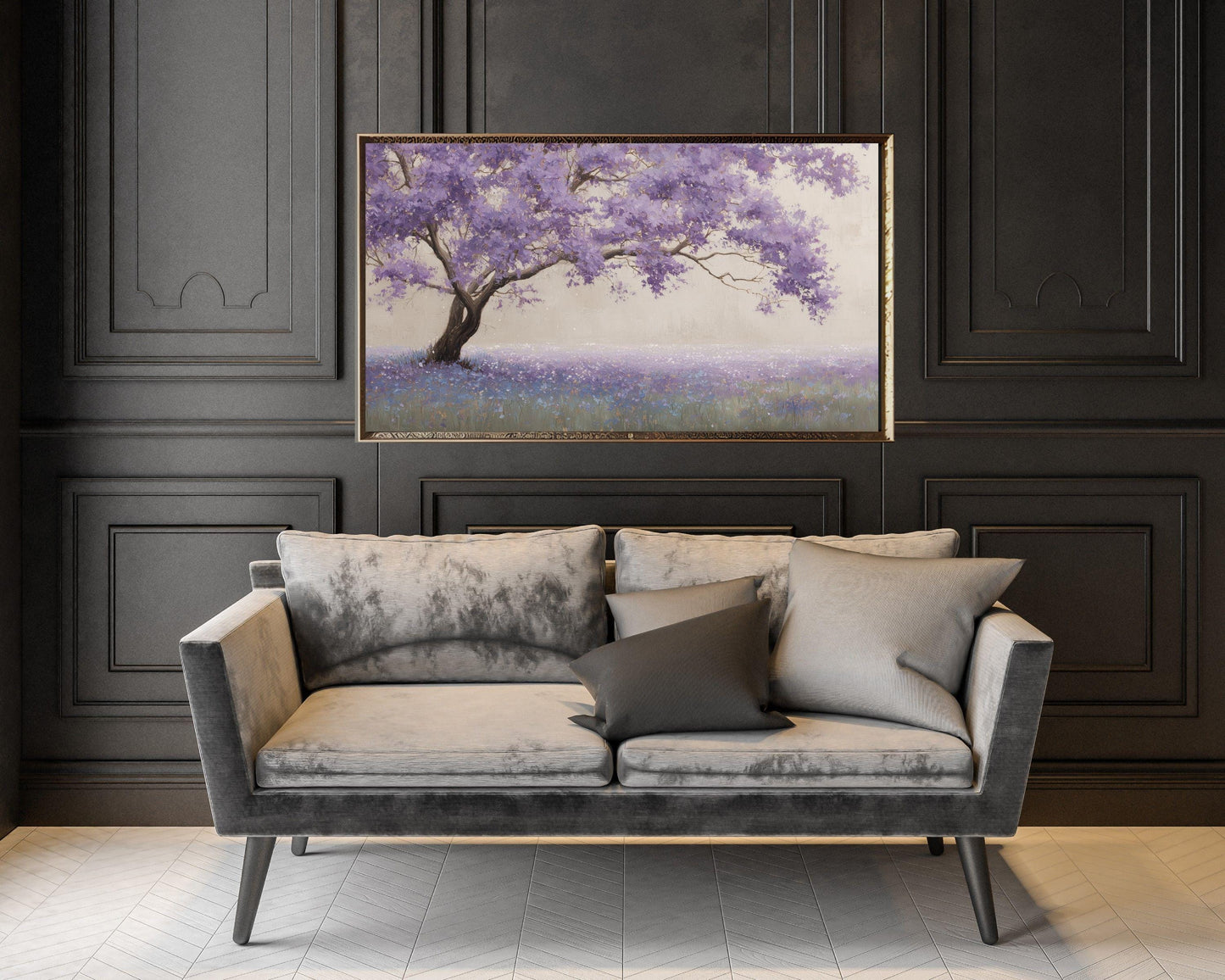 Jacaranda Tree Frame TV Art