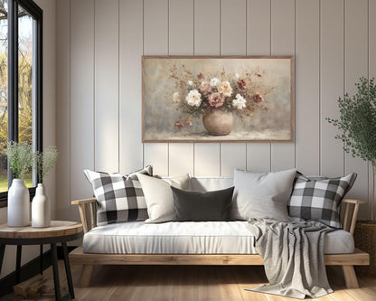 Fall Flowers Frame TV Art