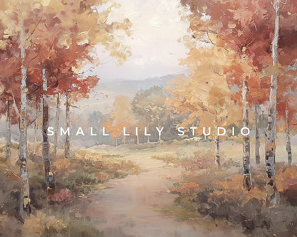 Fall Landscape Frame TV Art