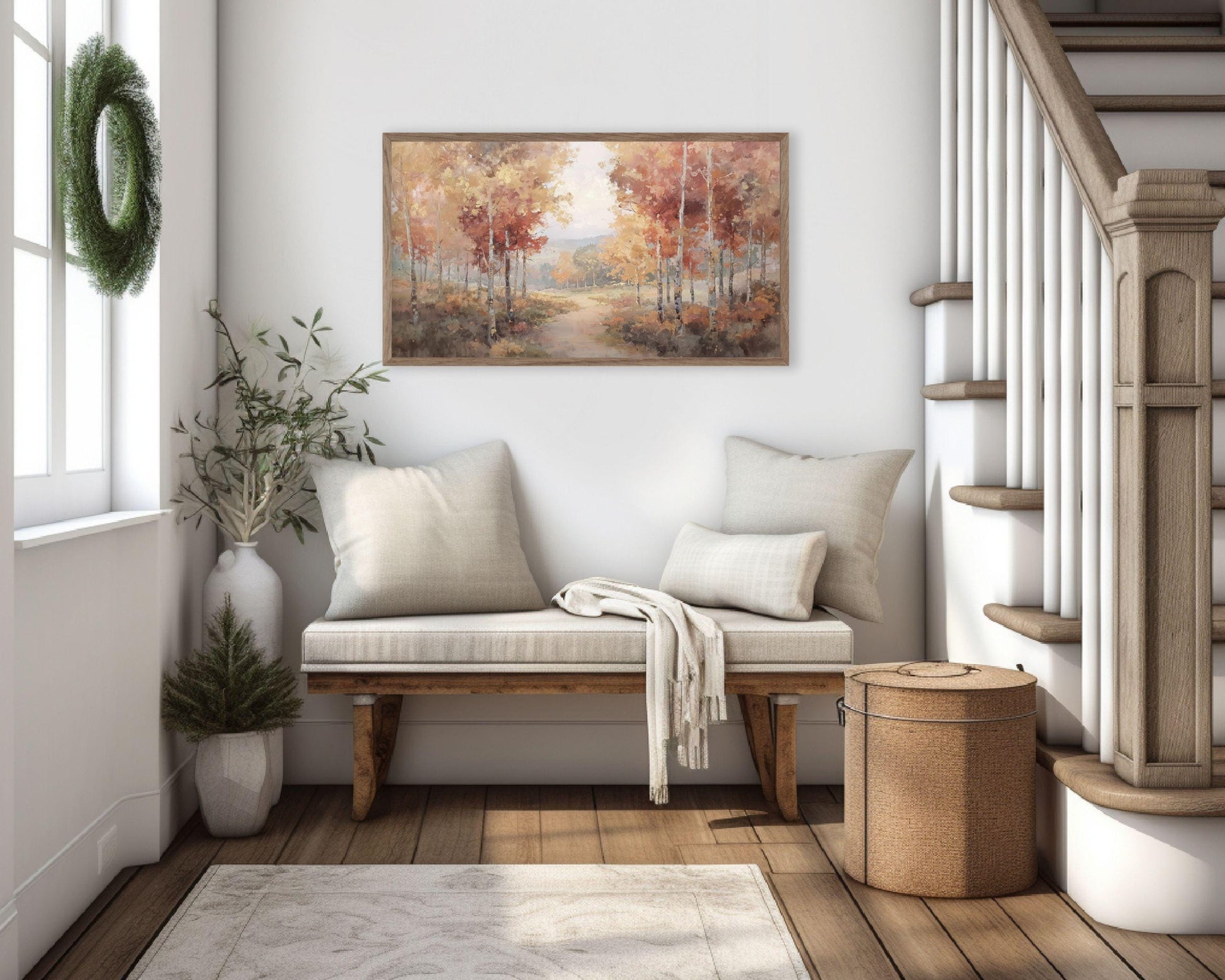 Fall Landscape Frame TV Art