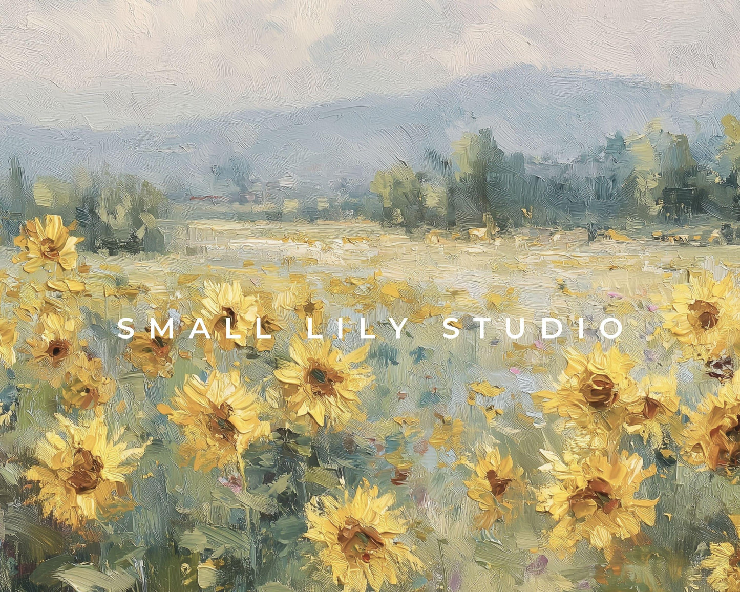 Sunflower Meadow Frame TV Art