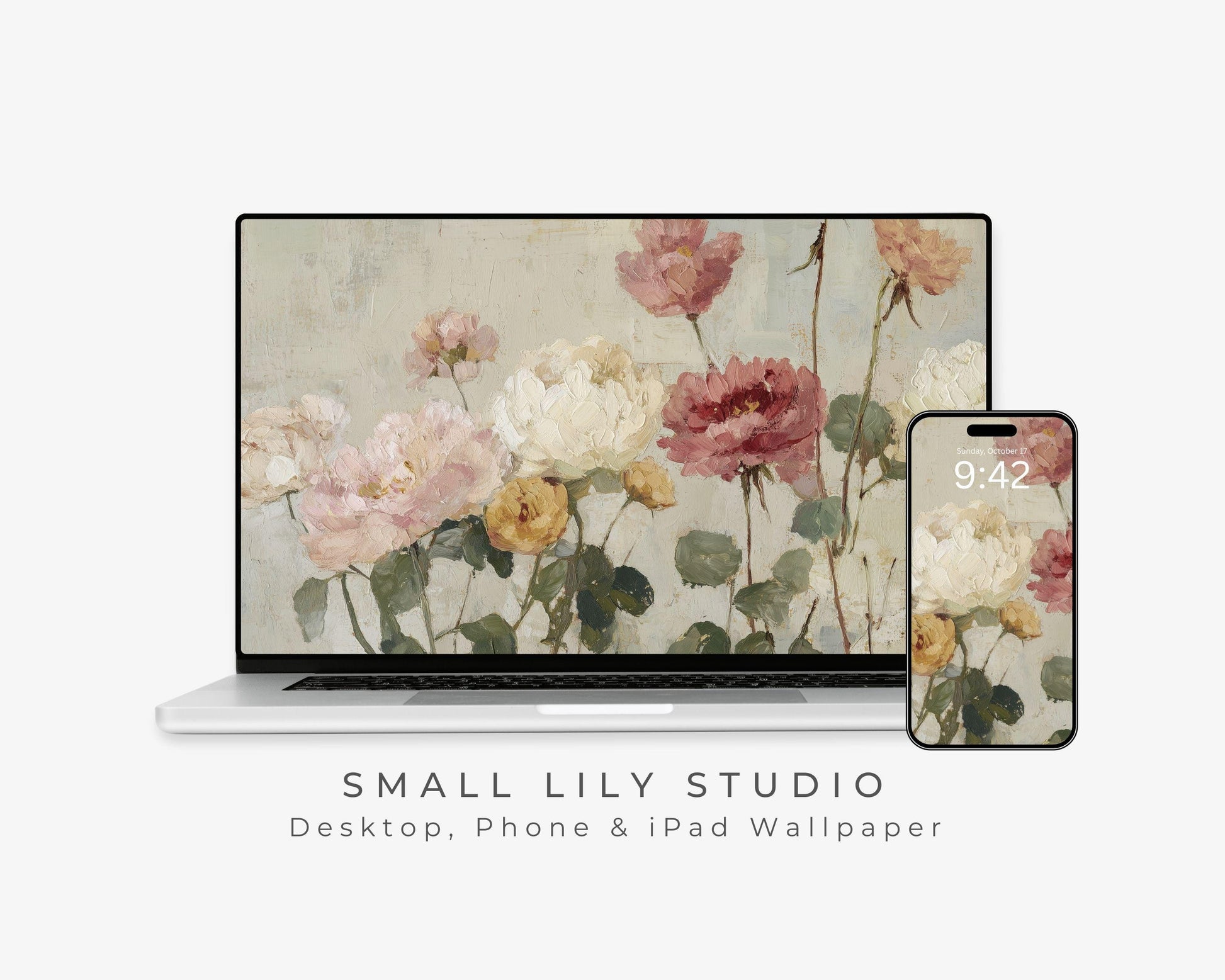Floral Desktop Wallpaper Set