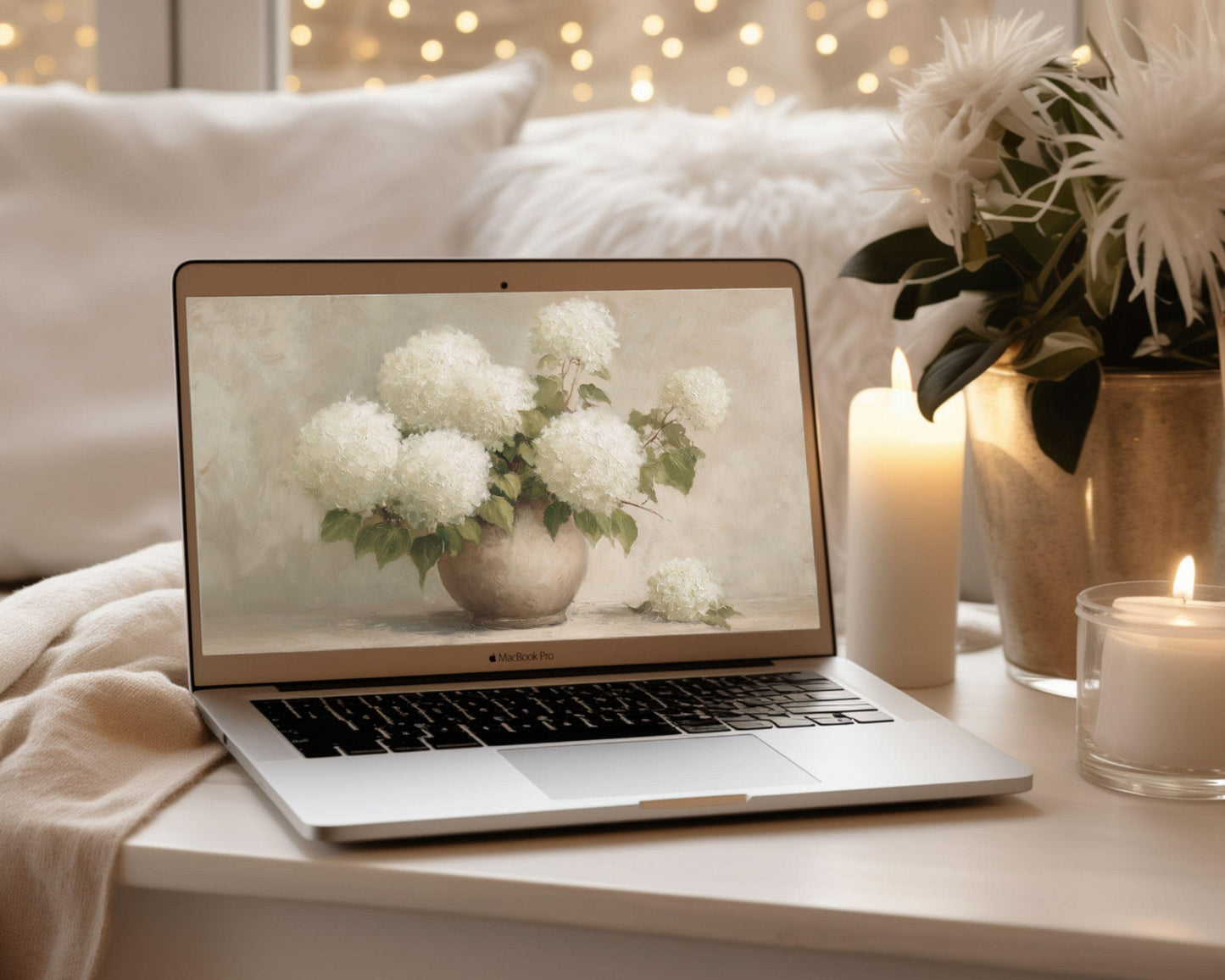 Hydrangeas Desktop Wallpaper