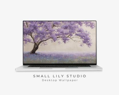 Jacaranda Tree Desktop Wallpaper