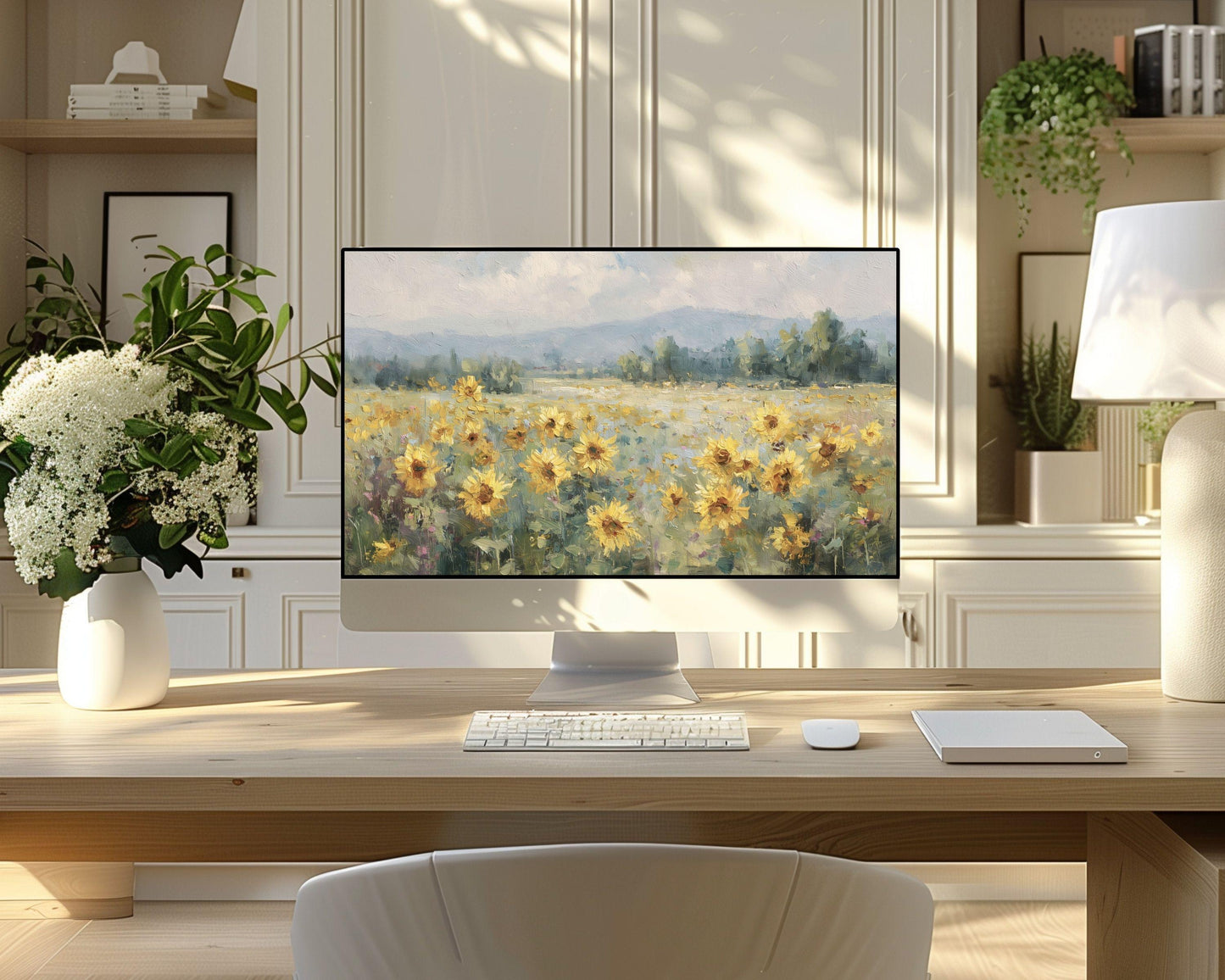 Sunflower Field Desktop Wallpaper Set