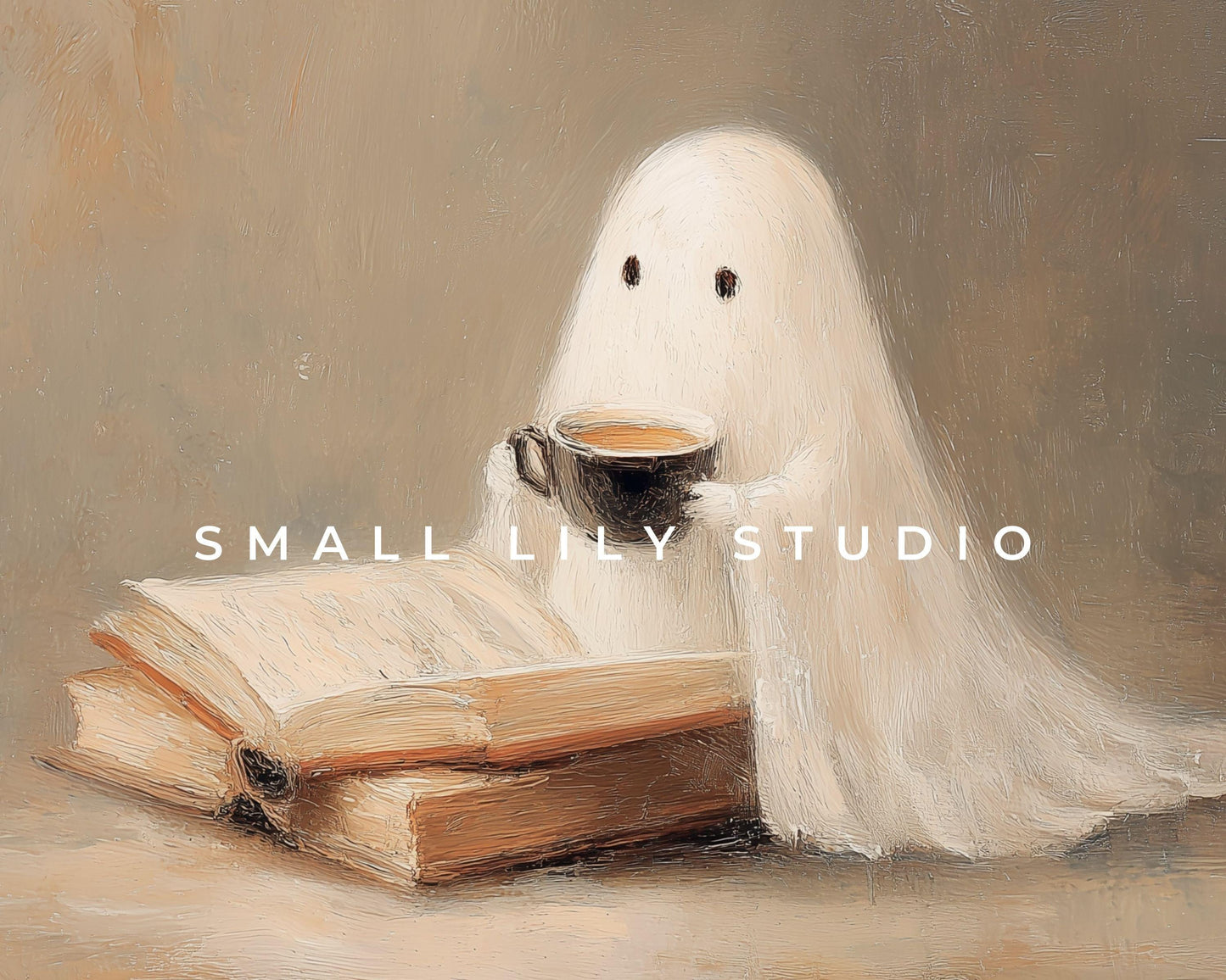 Ghost Reading Desktop Wallpaper Set