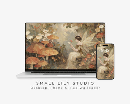 Woodland Fairy Desktop Wallpaper Set