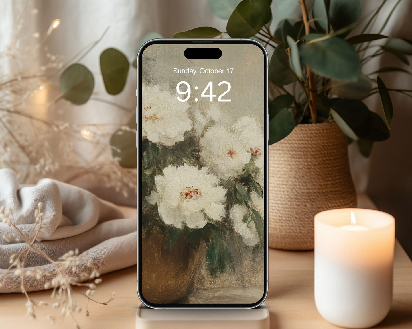 Moody Floral Desktop Wallpaper Set