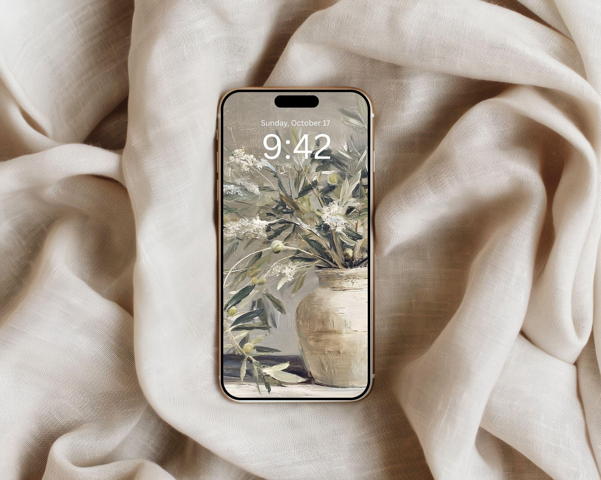 Olive Branches Desktop Wallpaper Set