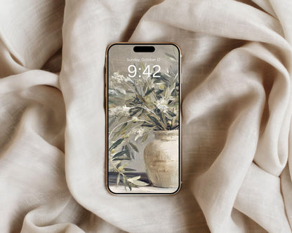 Olive Branches Desktop Wallpaper Set