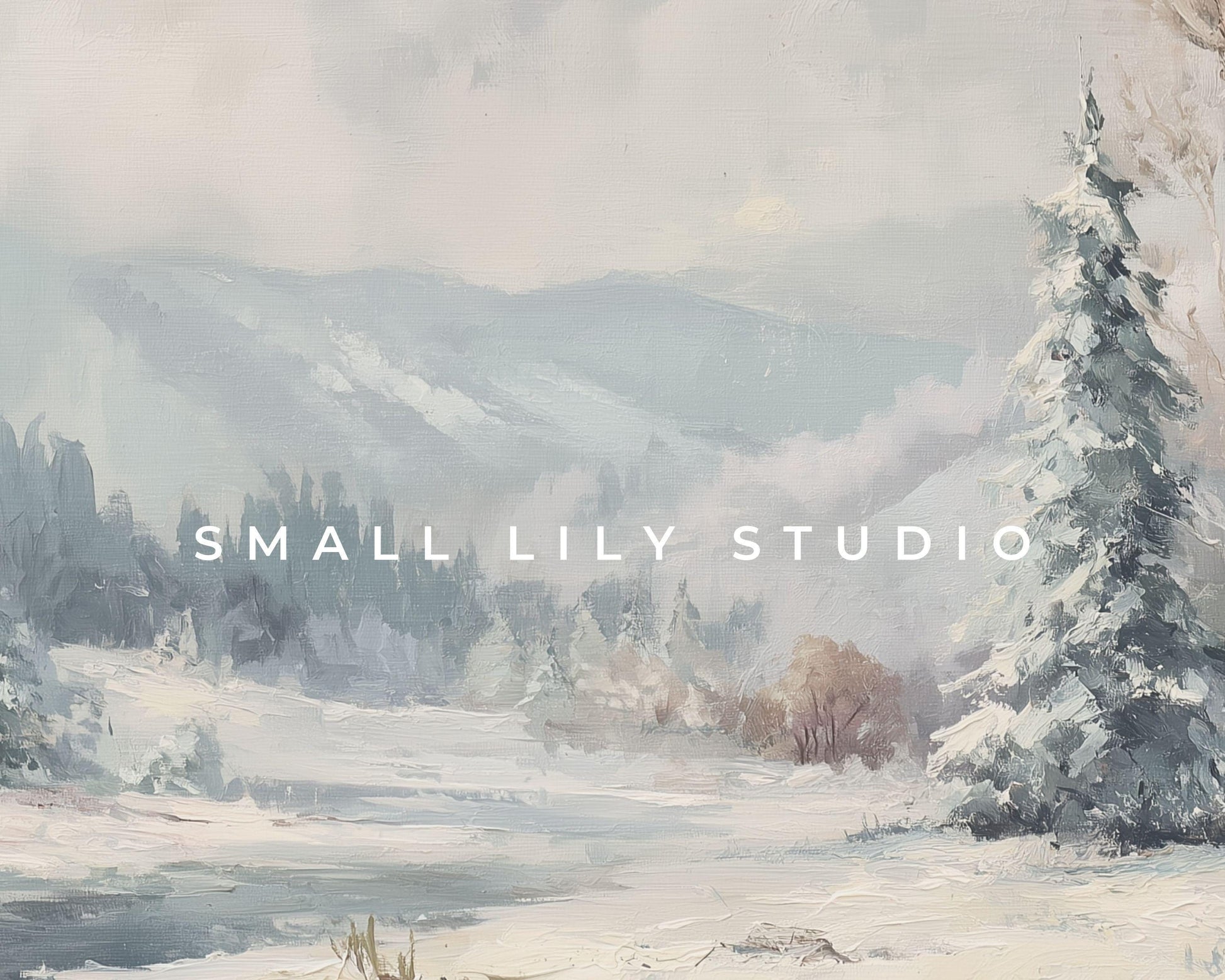 Winter Landscape Frame TV Art