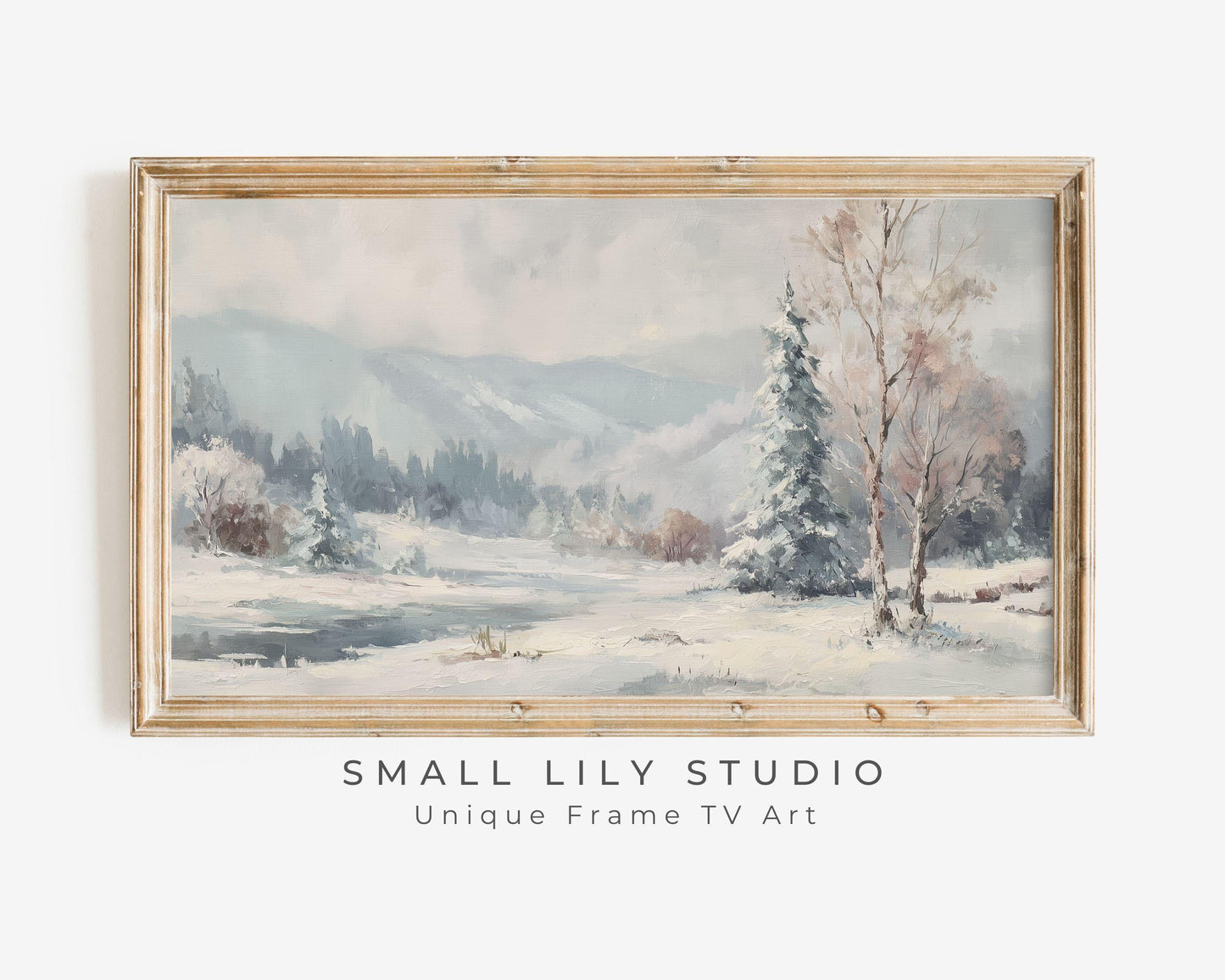 Winter Landscape Frame TV Art