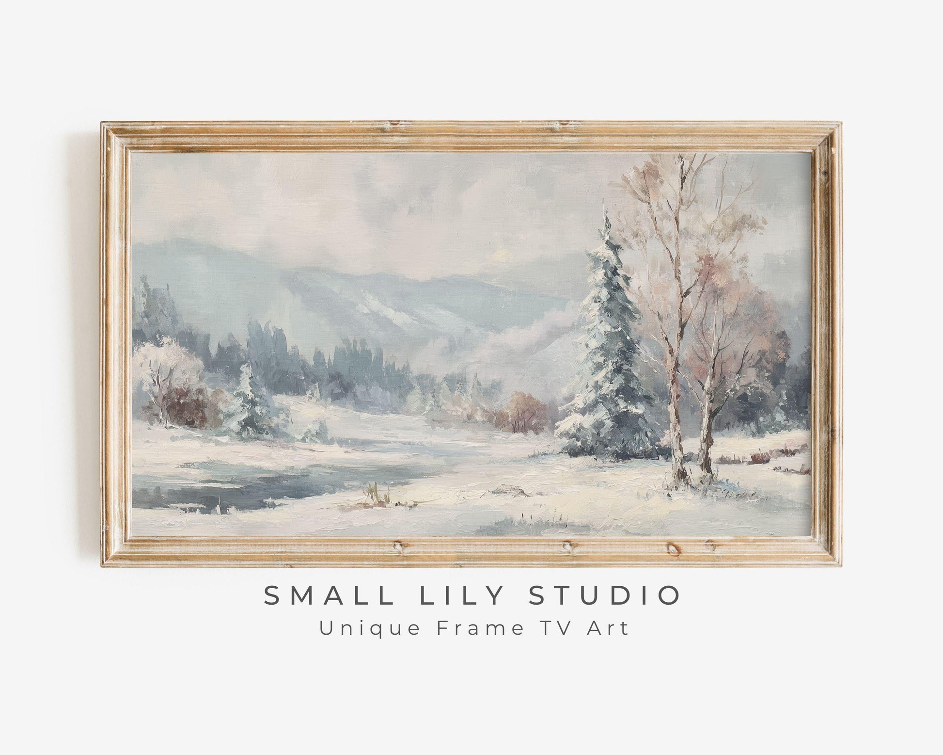 Winter Landscape Frame TV Art