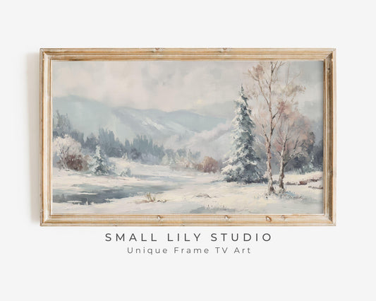 Winter Landscape Frame TV Art