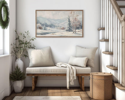Winter Landscape Frame TV Art