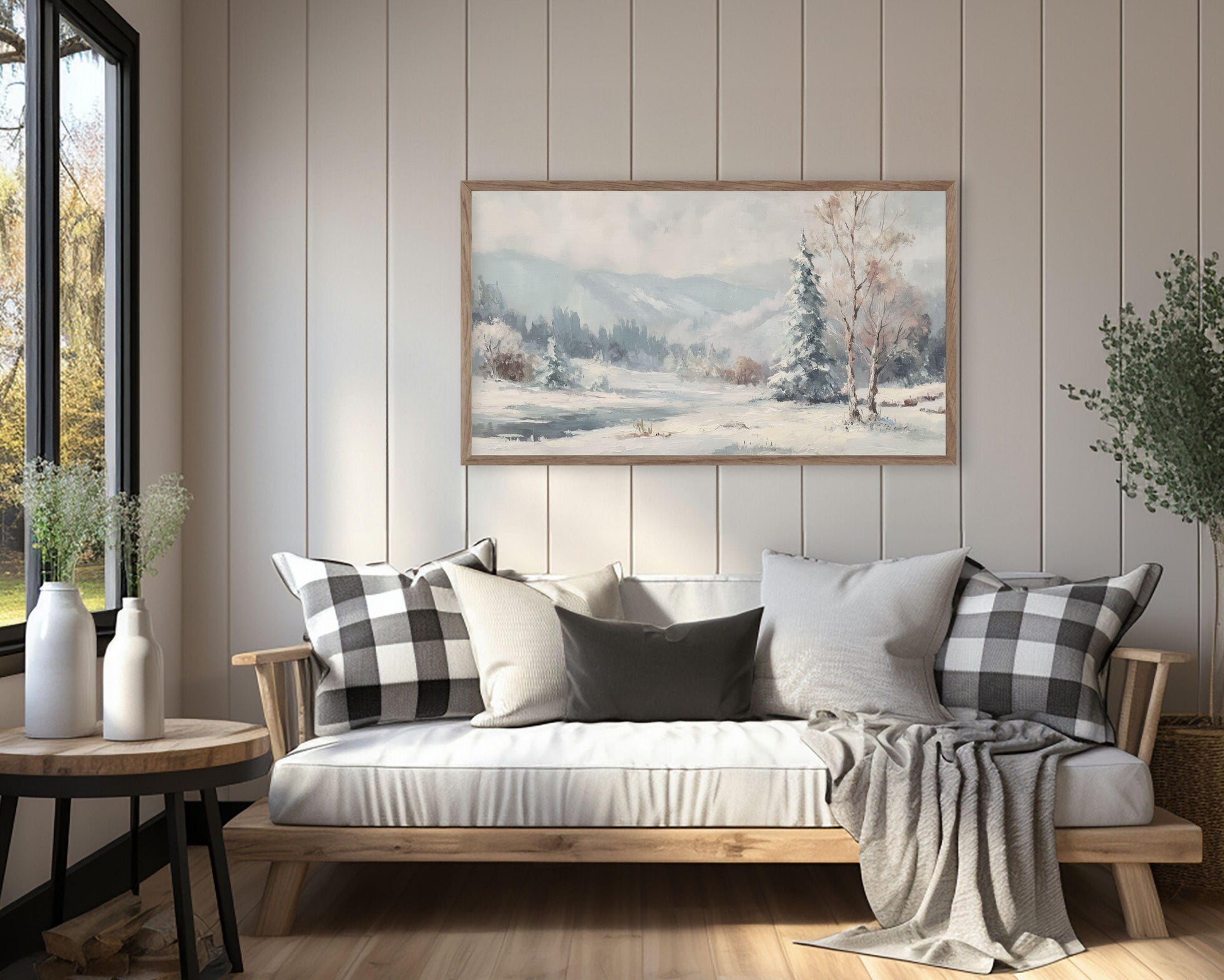 Winter Landscape Frame TV Art