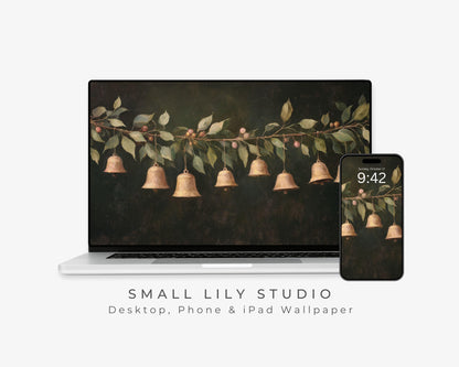 Christmas Bells Desktop Wallpaper Set