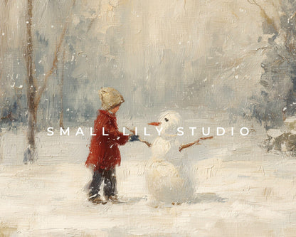 Snowman Desktop Wallpaper Set