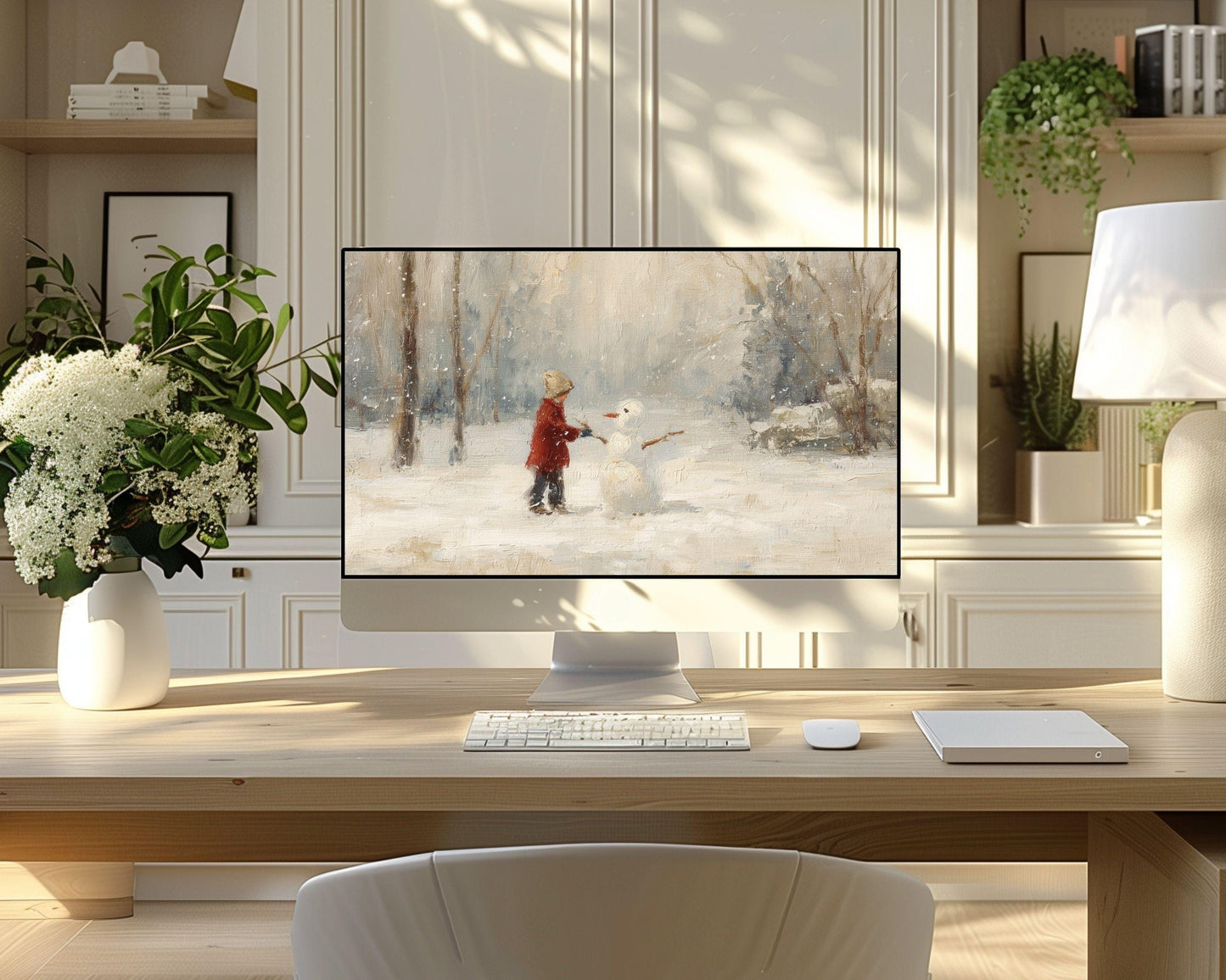 Snowman Desktop Wallpaper Set